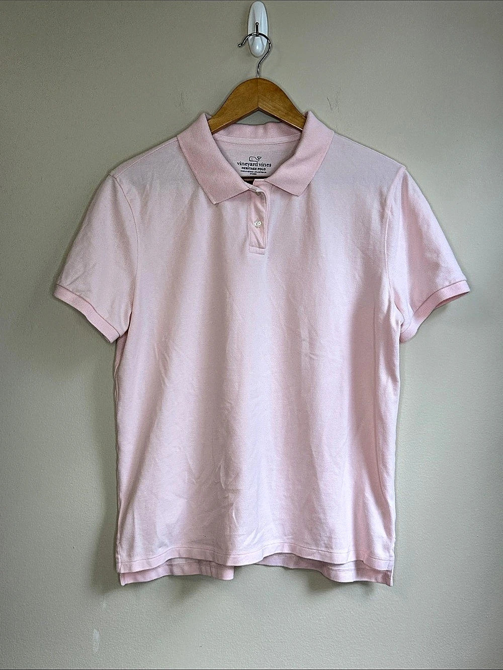 vineyard vines Heritage Polo Pink Size Medium